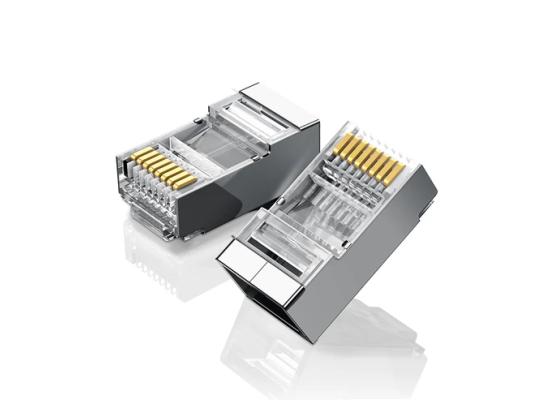 UGREEN Cat 6 RJ45 Shielded Network Connectors (10-Pack) – 8P8C Metal Housing | 20333
